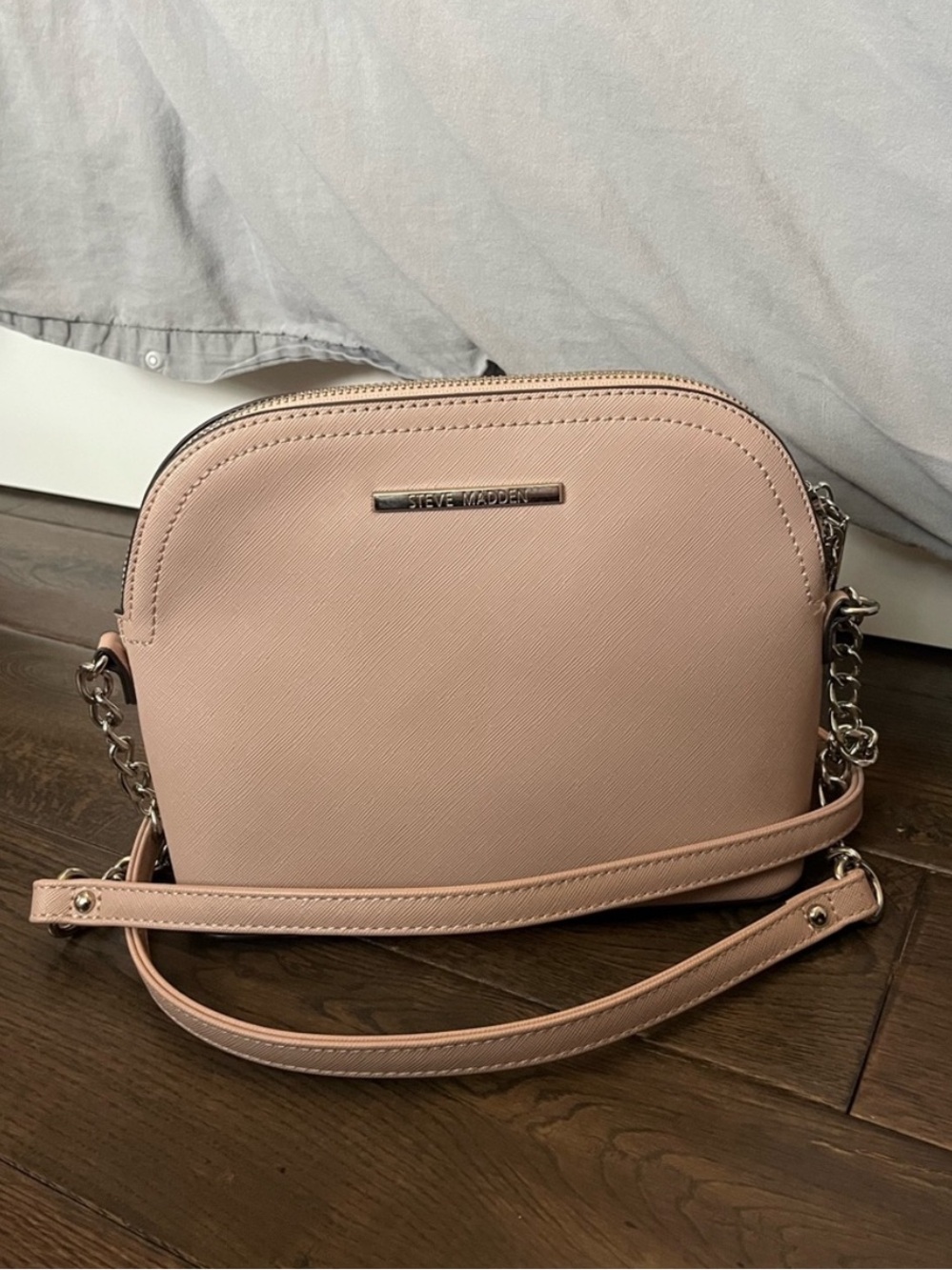 Steve Madden Pale Pink Dome Crossbody Bag